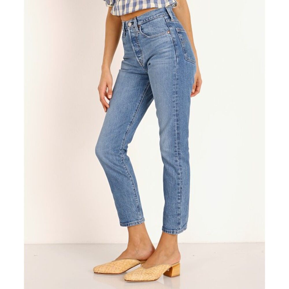 LEVIS 501 Skinny Denim in‎ Jive Ship Sz 28